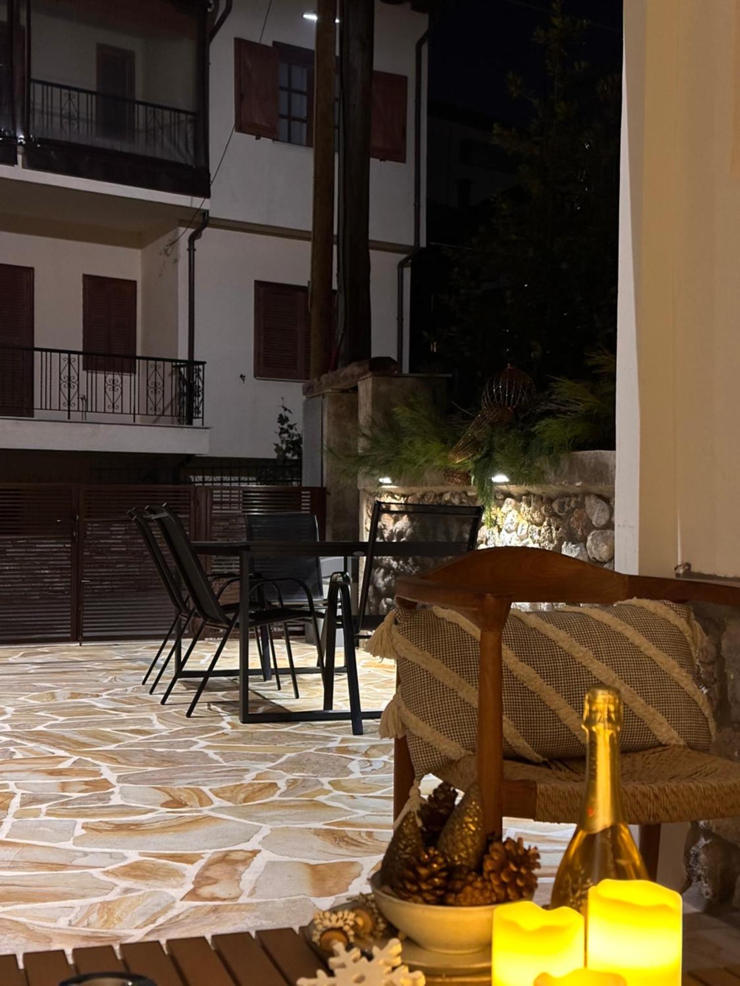 Olympus Stone Lodge Litochoro Exterior foto